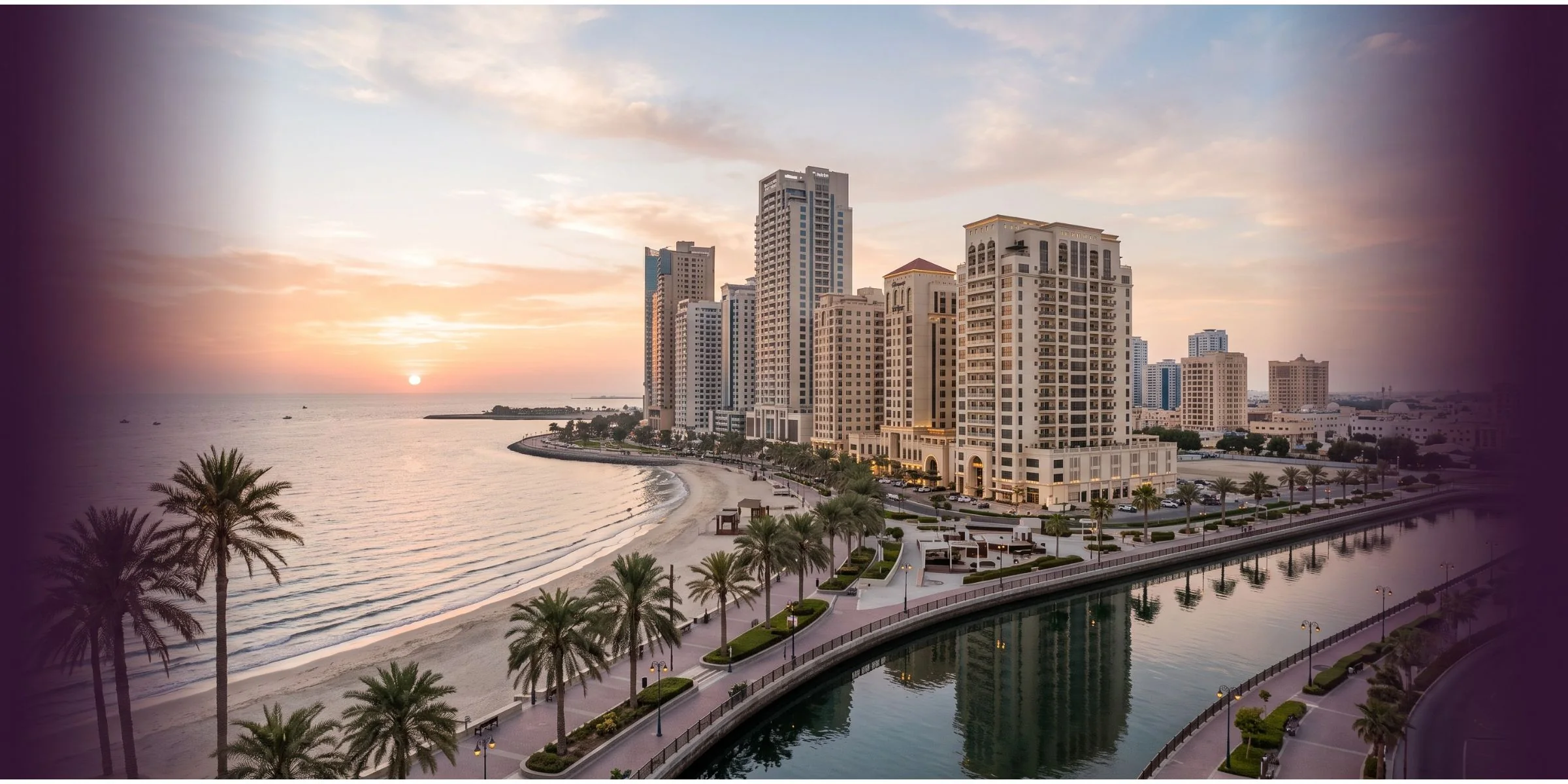 Ajman waterfront properties and skyline